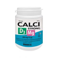 Calci Strong + Magnesium + D3-vitamiini 150 tabl