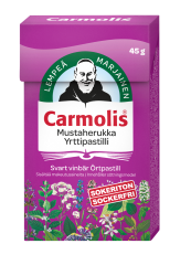 Carmolis mustaherukka yrttipastilli 45 g