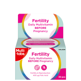 Multi-tabs Fertility daily multivitamin before pregnancy 30 tablettia